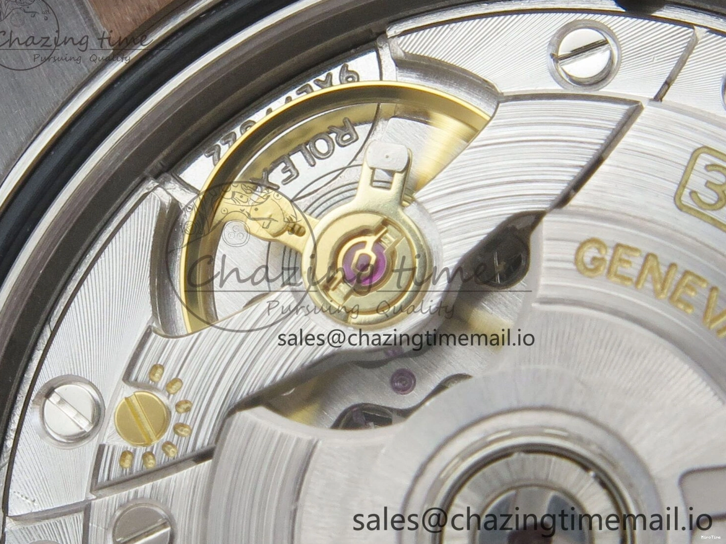 MiroTime 0426 FastDry DateJust 36 SS RG ARF 1:1 Best Edition 904L Steel White MOP Diamonds Dial on Oyster Bracelet SH 57